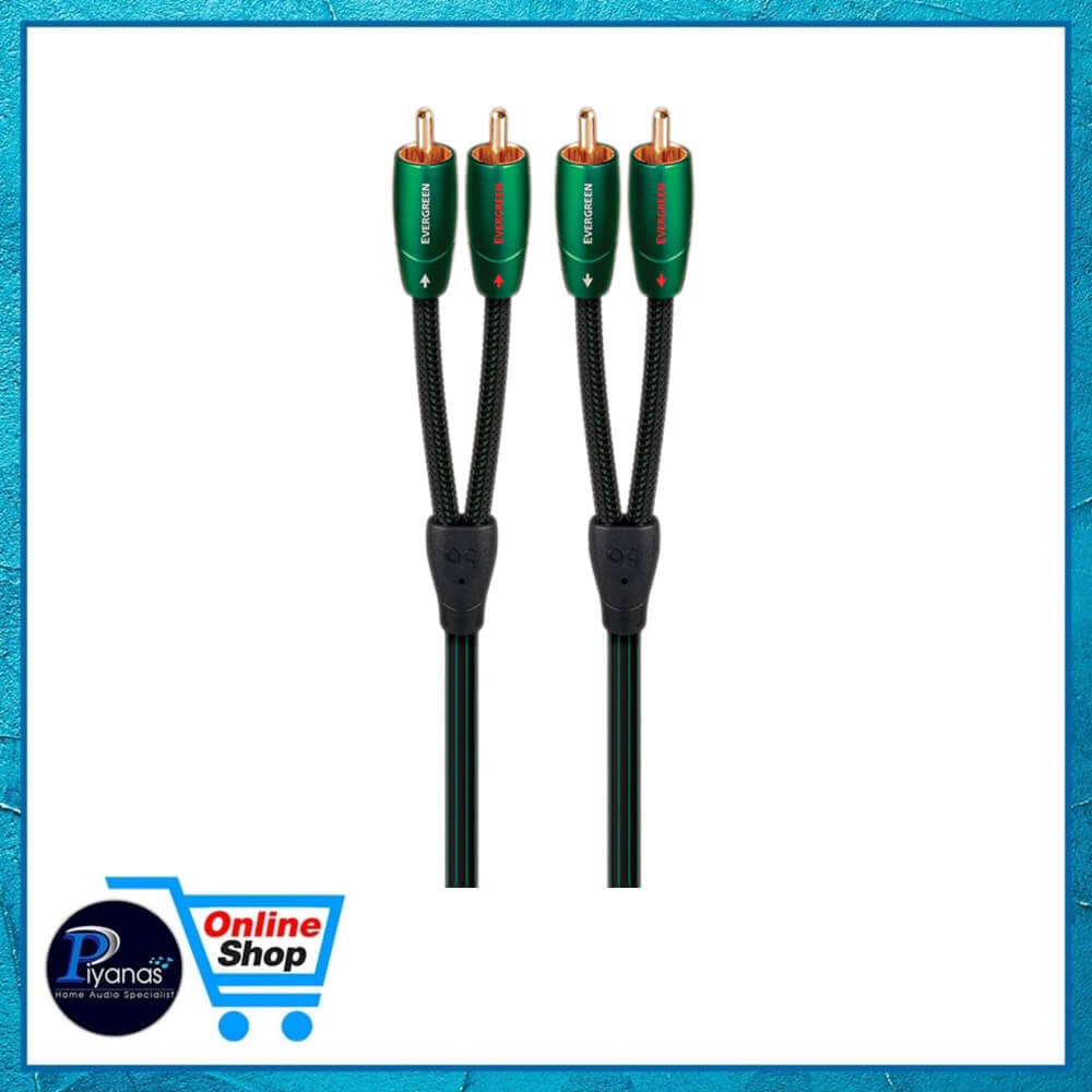 สายสัญญาณอนาล็อก AUDIOQUEST : EVERGREEN (RCA TO RCA) (2.0M)